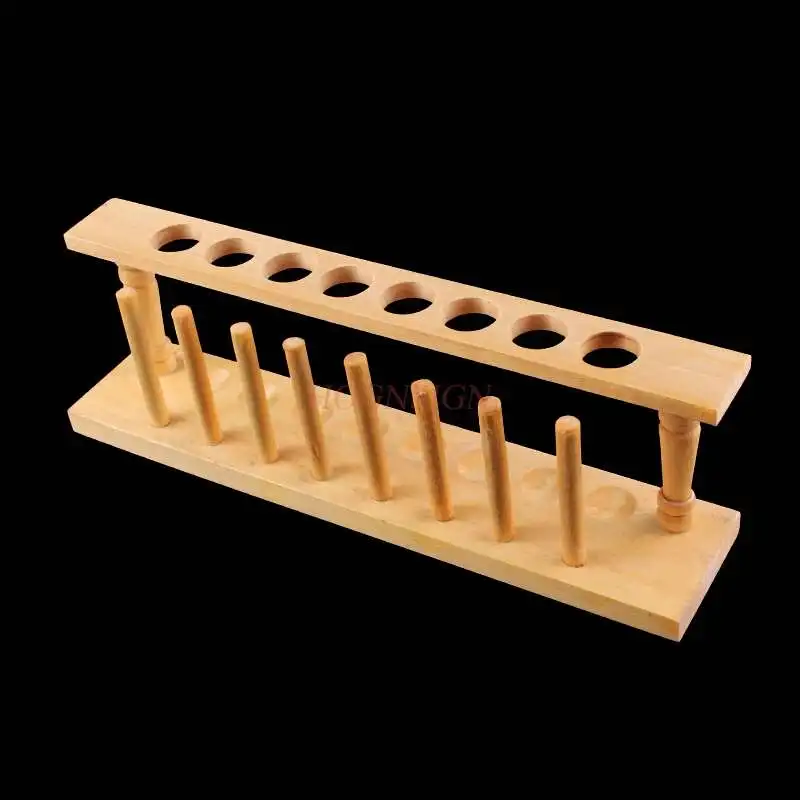 Reagenzglas Rack Labor Reagenzglas Rack Holz Holz Reagenzglas Rack 6 Löcher 8 Löcher 12 Löcher Durchmesser 2,2