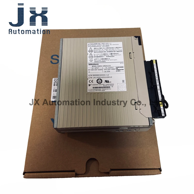 100% original novo trifásico 200v 200w servo drive SGDV-1R6A11A