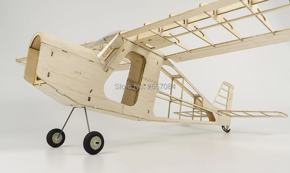 Balsawood RC Flugzeuge Modell Laser Cut Training Trainer T09 Aeromax 750mm Spannweite Balsa Baukasten Holzig keit Modell Holz Flugzeug – Detail 14
