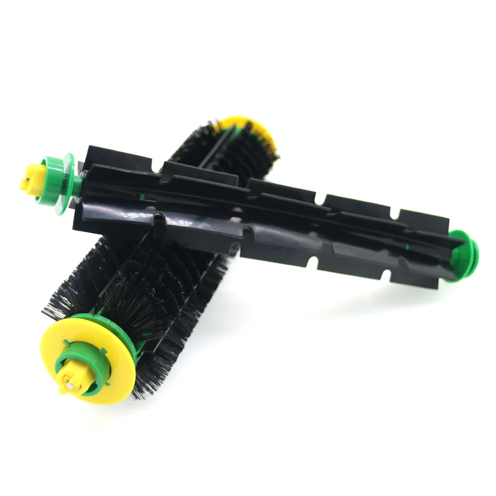 1 ชุดแปรงขนแปรง + ยืดหยุ่น Beater แปรงสําหรับ iRobot Roomba 500 Series 510 520 530 535 540 550 560 570 อะไหล่เครื่องดูดฝุ่น