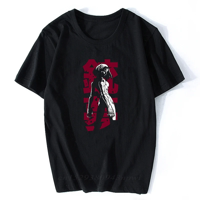 Battle Angel Alita T Shirt Gunnm Anime Gully Gally Fashion Style Black T-shirt Casual Design Unisex Men/Male Cotton Tee