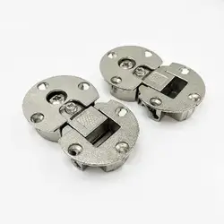 Semi-circular double cups up and down the door flat 180 degree pirated folding hinge hinge cabinet hidden concealed hinge