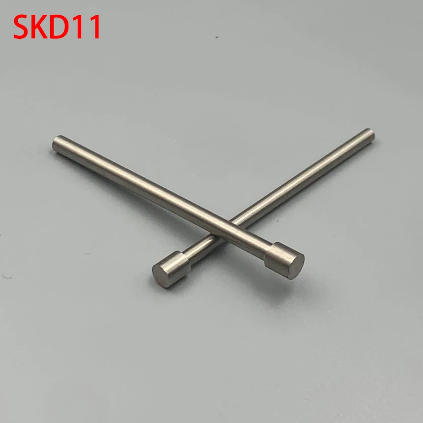 7*70 7x70 7*80 7x80 7*90 7x90 7 مللي متر OD HRC60 T شكل نوع SKD11 قالب المكبس مكون مستقيم البلاستيك العفن القاذف لكمة دبوس