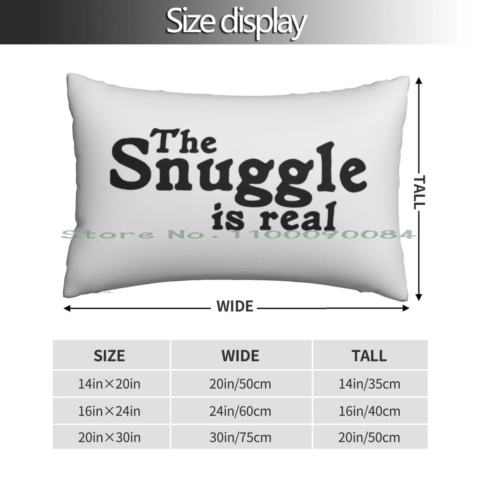 The Snuggle Is Real Cute Pun Cozy Funny Quote Pillow Case 20x30 50*75 Sofa Bedroom Mamba Mamba Out 24 Mamba Forever Bryant 24