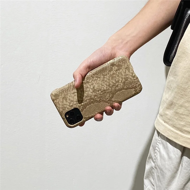 Snake skin hard design case for iphone 14 phone case for iphone 15 Pro Max 13Pro 13 cover python scales matte coque luxury shell