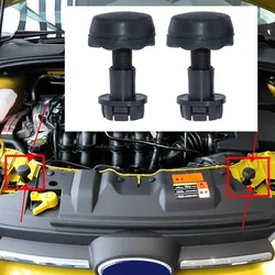 2Pcs For Ford Focus Escape Kuga Edge Endura Transit Connect C-Max Lincoln MKC Car Hood Stop Rubber Cushion Bumper CV6Z16758A