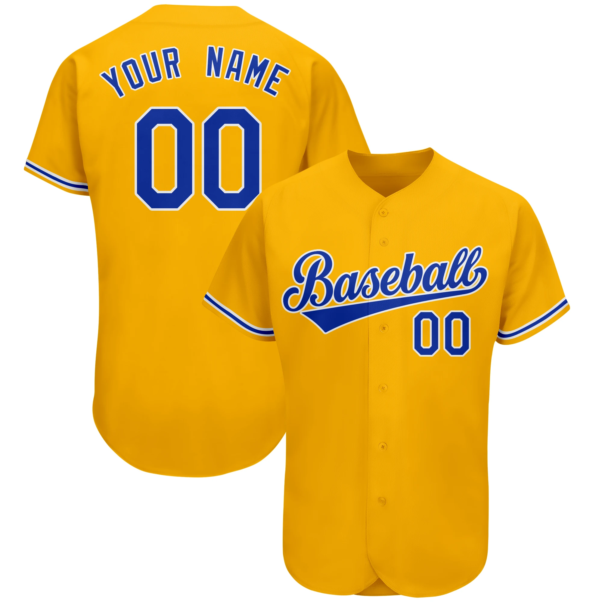 Custom Baseball Jersey Embroidered Team Name/Numbers Wholesale Button-down Tee Shirts for Adults/Kids Outdoors Party/Game Gift