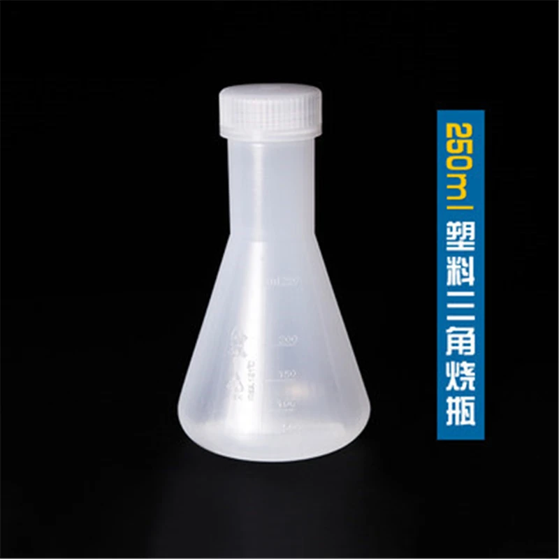 Erlenmeyer flask for Chemistry Laboratory Plastic Transparent - 100ml