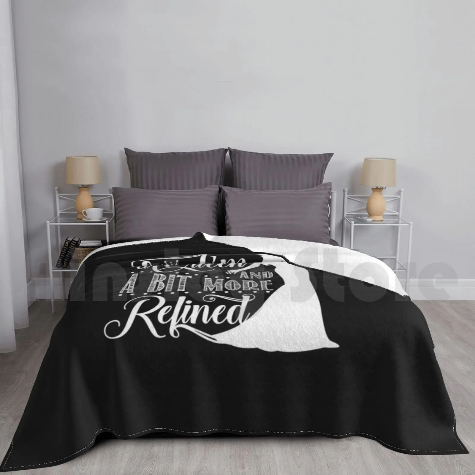 I'm A Queen And A Bit More Refined Blanket For Sofa Bed Travel Once Upon A Time Oncer Lana Parrilla Regina