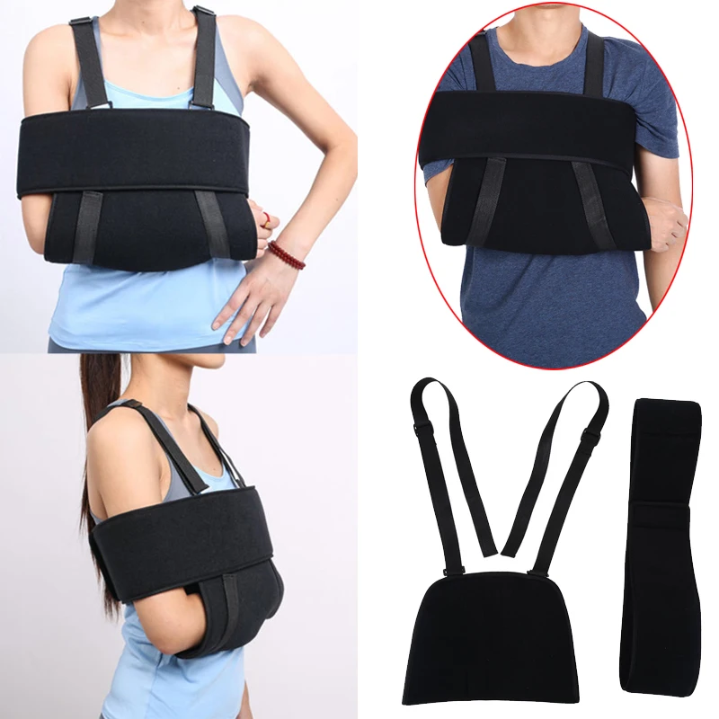 

Adjustable Medical Arm Wrist Fracture Sling Support Elbow Shoulder Arm Sling Fixation Joint Brace Broken Boom Forearm Strap