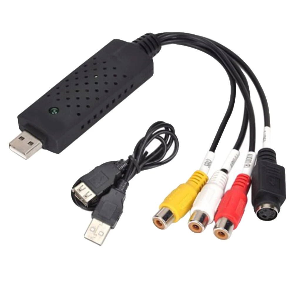 USB Video Capture Card Adapter TV DVD VHS Captura de v deo Card Audio AV for Computer/CCTV Camera USB 2.0