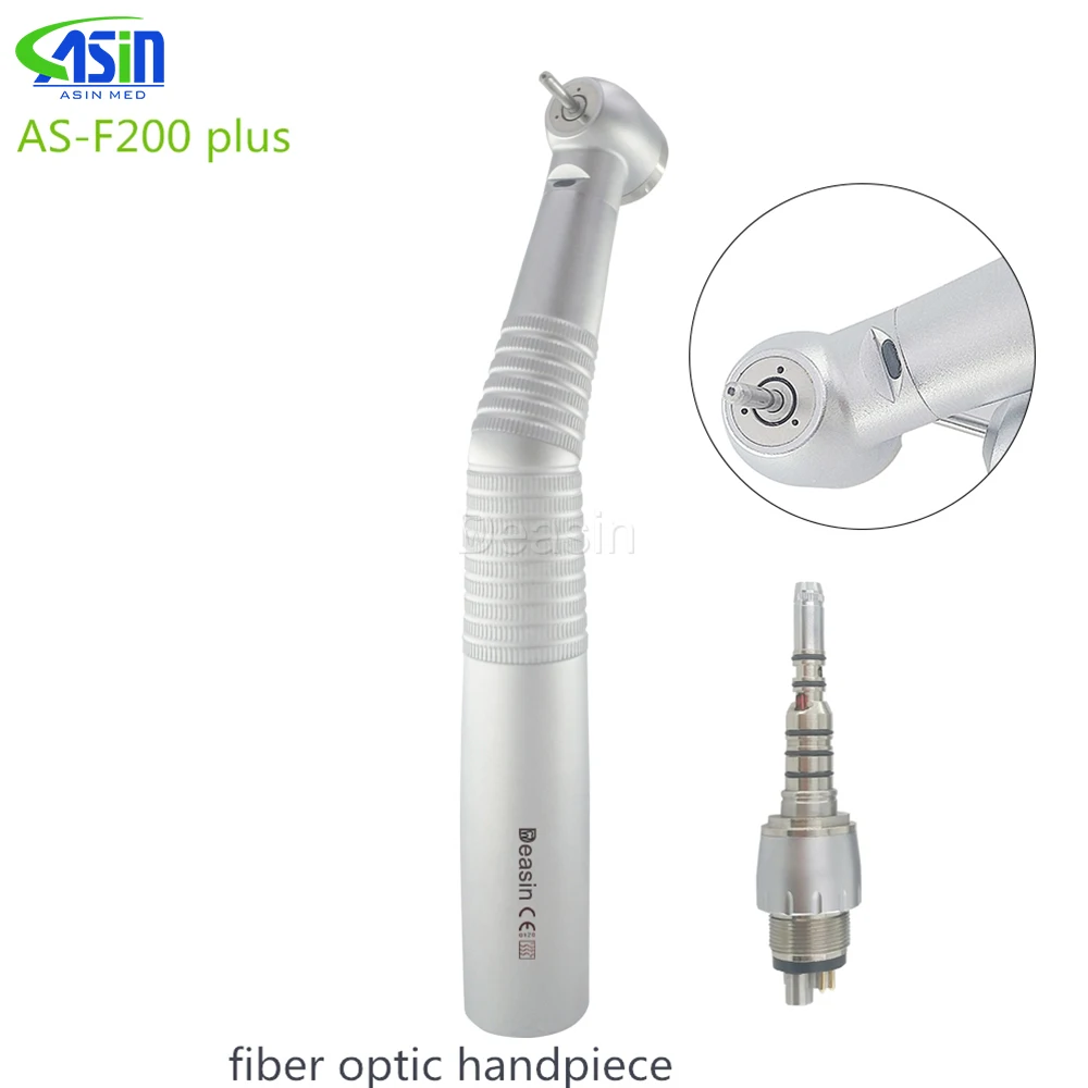 Dental Fiber Optic Handpiece LED Standard Head Turbine For KV Quick Coupling