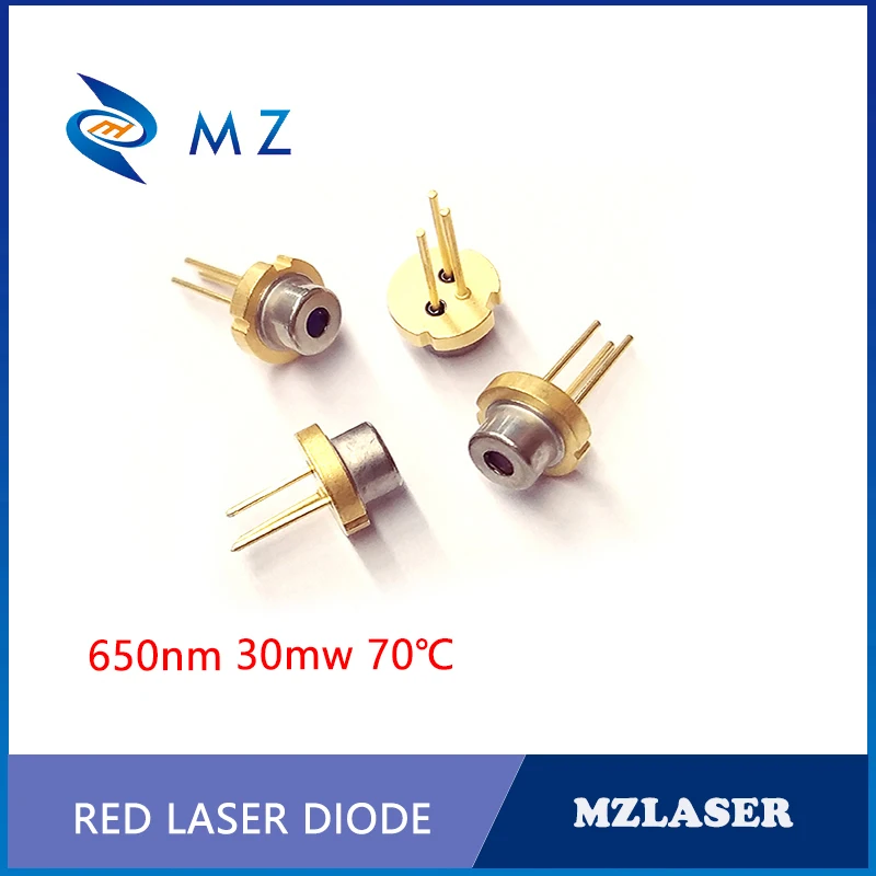 Laser Diode 650nm 30mw 70 Grad Industrie Grade ZU-18 Verpackung