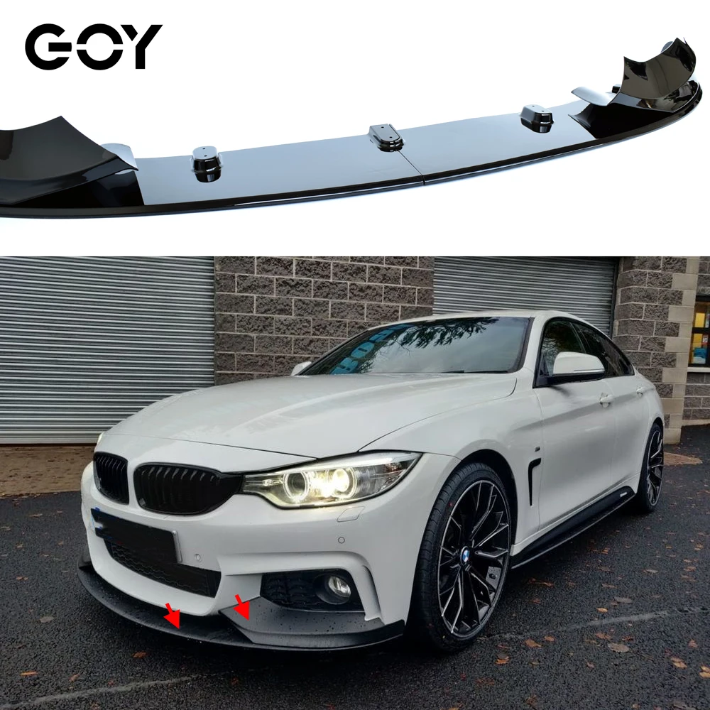 

F32 MP-look Black Bumper Lip Chin Spoiler for BMW 2014 - 2020 F33 4-series Convertible & F36 Gran Coupe (M Sport Bumper Only)