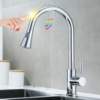 Touch Kitchen Faucets Polished Chrome Kitchen Sink Mixer Tap Smart Touch Kitchen Faucets Sensitive Seosor Kitchen Sink Faucet