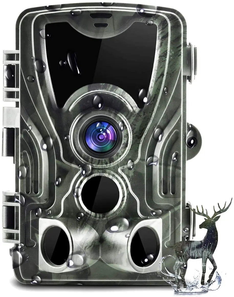 Hunting Trail Camera 24MP 1080P Night Vision iP65 Waterproof 850nm Wild Cameras Photo Traps HC801A  Wildlife Cam Surveillance