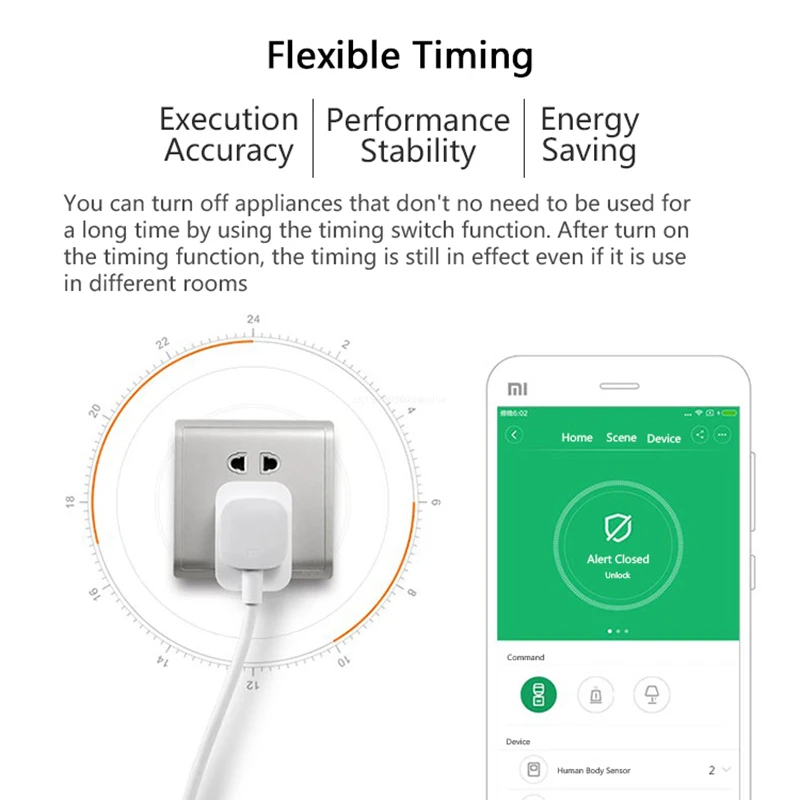 Xiaomi MIJIA Smart Wireless WIFI Socket Plug Upgrade Remote Control Timing Switch Power Count For Smart Home App Without Package