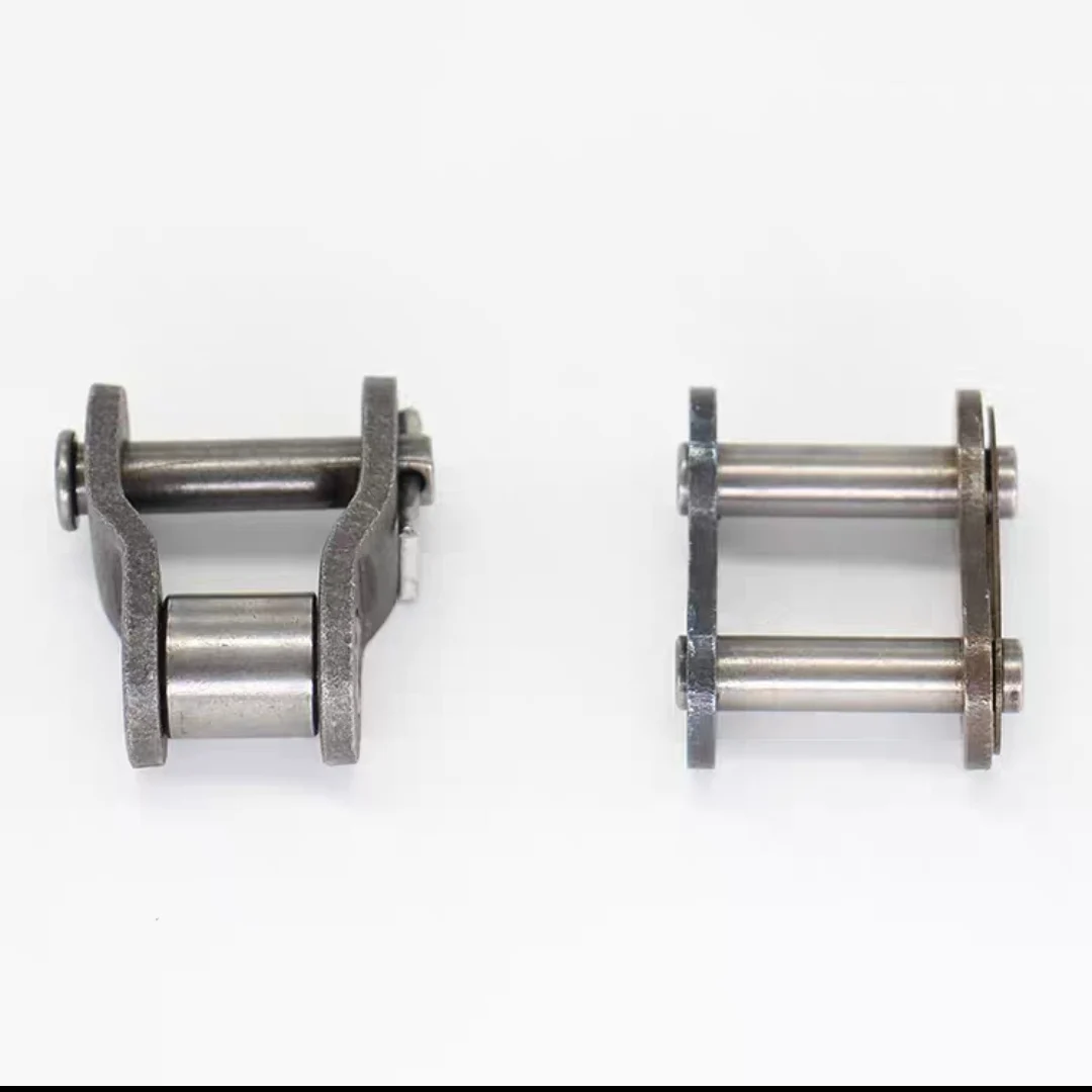 03C 04C 06B 08B 12A 10A Rantai Baris Tunggal Setengah Gesper Penuh Rantai Transmisi Penggerak Rol Konektor Rantai Rol Gabungan