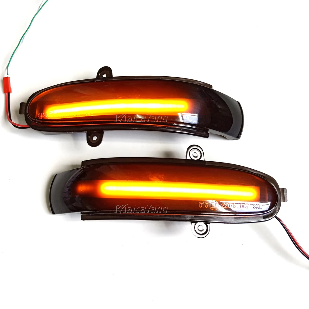Für Mercedes Benz C-Klasse W203 S203 CL203 2001-2007 Dynamisches Blinklicht LED-Seitenspiegel Sequentieller Blinker – Detail 10