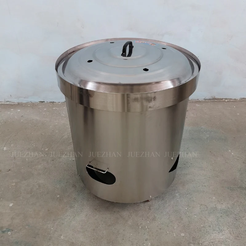 

Stainless Steel Vertical Roasting Machine Low Noise Nut Baking Machine For Fried Chestnut Peanuts