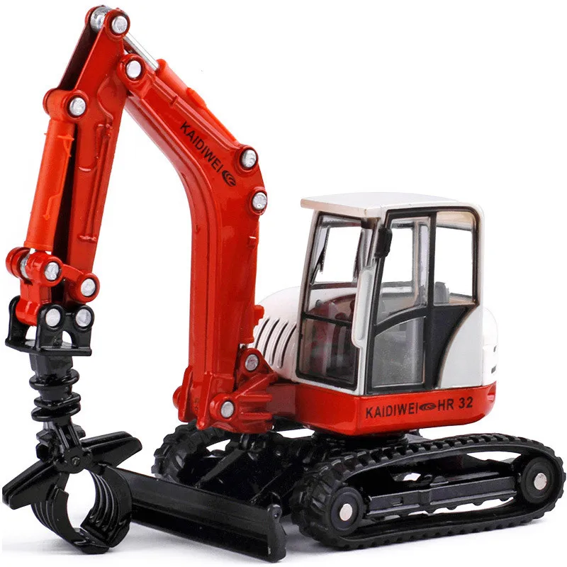 1:50 alloy Crawler Log Grabber model,hot-selling new wood grabbing machine engineering vehicle toy,wholesale