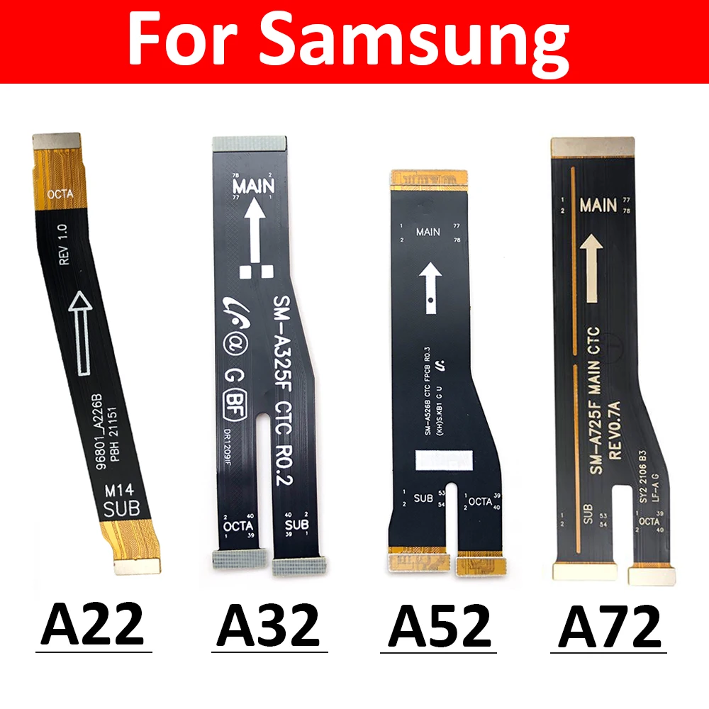 10Pcs, Motherboard FPC Main Board Connector Flex Cable For Samsung A32 A42 A52 A22 A72 A21 A33 A53 A73 A24 A34 A54 A52s 4G 5G