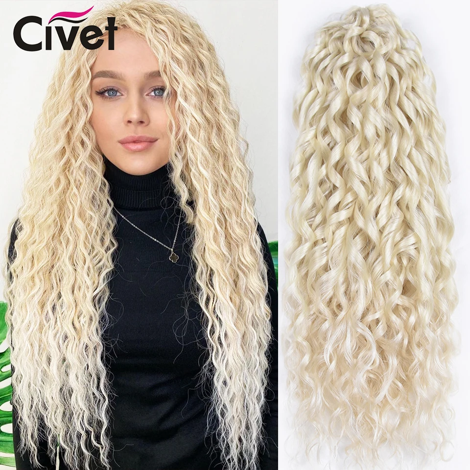 

Synthetic Air CurlsLoose Wave Twist Crochet Hair Natural Crochet Braids Ombre Braiding Hair Extensions For Women HighTempreture