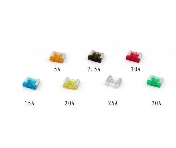 10PCS Car Truck MINI Standard Micro Blade Fuse 2 3 5 7.5 10 15 20 25 30 35 Amp ATM APM Auto Automotive