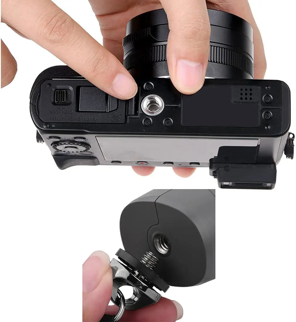 جديد DSLR كاميرا 1/4 "برغي ربط محول لحزام الكتف الرافعة ، حزام الرقبة ، حزام ، حقيبة كاميرا