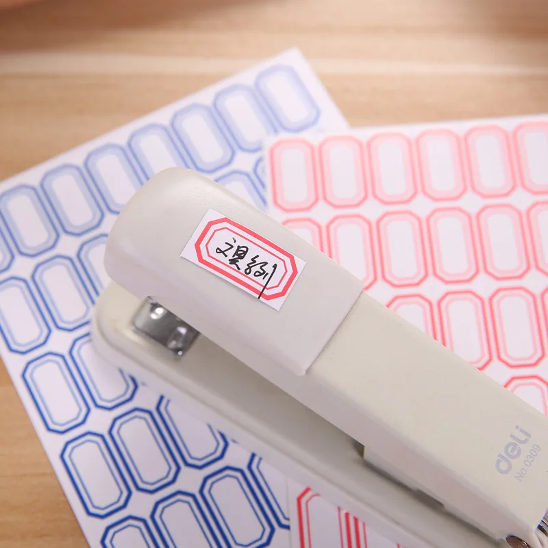 5 Sheets Self-adhesive Labels Simple Marker Stickers Handwritten Name Pastes Price Stickers for Home Office School