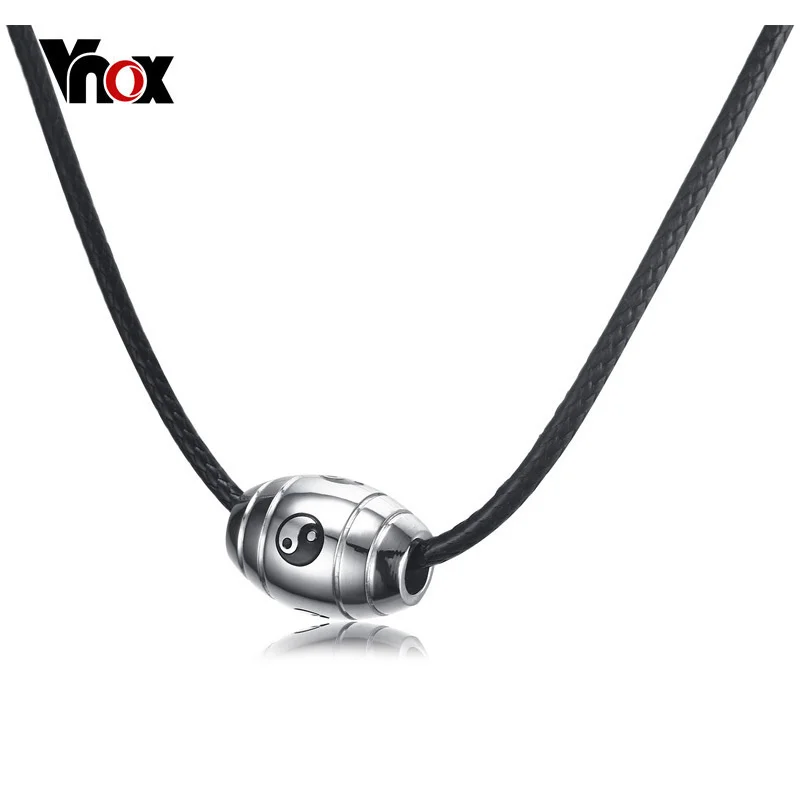 

Vnox Yin Yang Ba Gua Taichi Pendant Necklace for Women Men Jewelry Punk Chain Necklaces Collares Colar