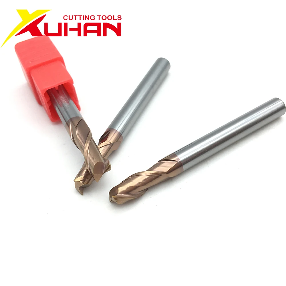 CNC Milling cutter wood cutter woodworking tools 2 straight flute HRC55 end mill Tungsten Steel milling machine cutting tool