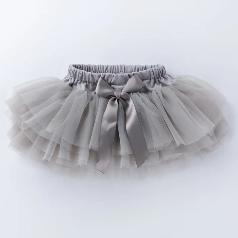 Baby Girl Skirt Fluffy Tutu Tulle Pantskirt Infant Toddler Princess Divided Skirt Mesh Multi-layers Skirts Birthday Festival