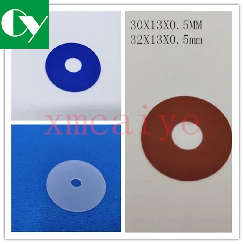 

30X13X0.5mm White Red and Blue Rubber sucker For Offset Machinery Printing