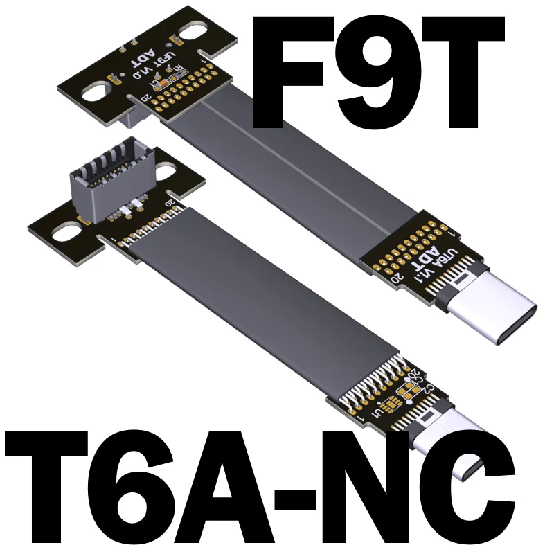 ADTLink-Cable plano de tipo E a C F9T-T6A, dispositivo de extensión de hasta USB 3,1 Gen2, 24 Pines, 10G/bps