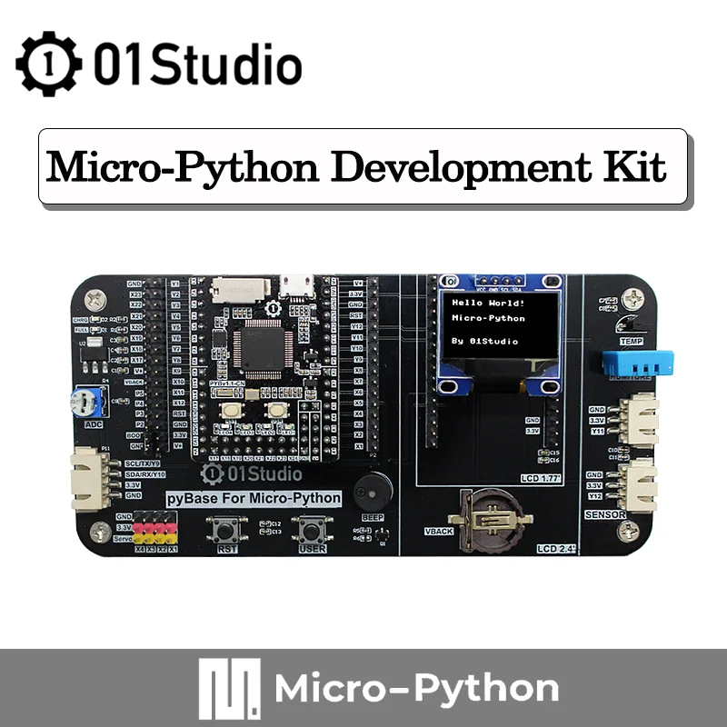

01 студийный микропитон pyBoard V1.1 CN STM32 STM32F405, разработка программирования на Python, встроенная демонстрационная плата