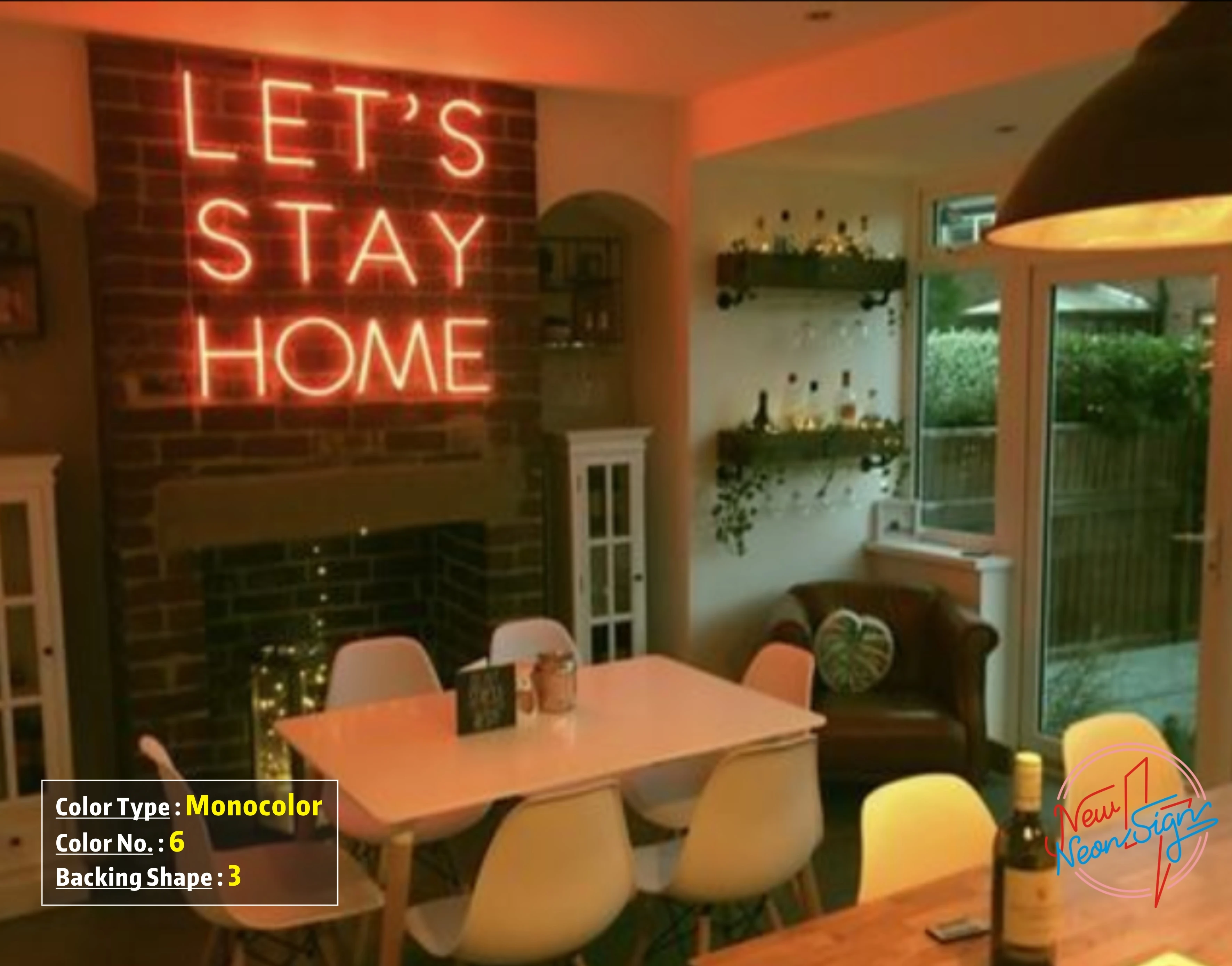 Lets Stay Home Neon Sign Handmade Custom LED Neon Sign,Wedding Light Sign,Neon LED Sign,Neon Lights,Neon sign Bedroom,White Neon