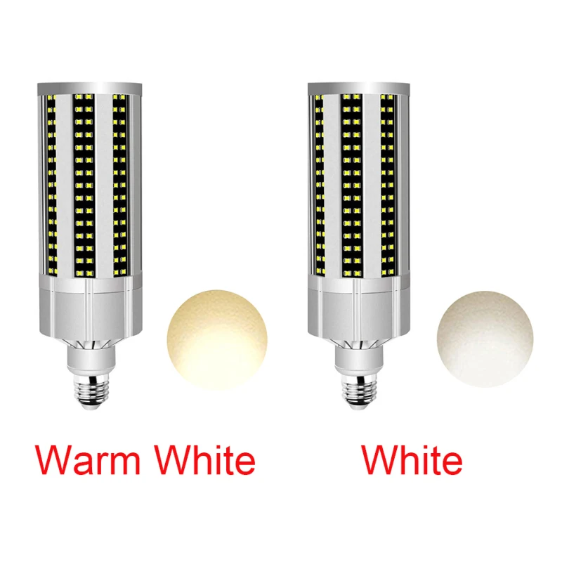 New High Power 50W 54W 60W Spiral LED E27 Aluminum Lamp Body Workshop Factory Warehouse Illumination Lamp Led Bulb Corn Light