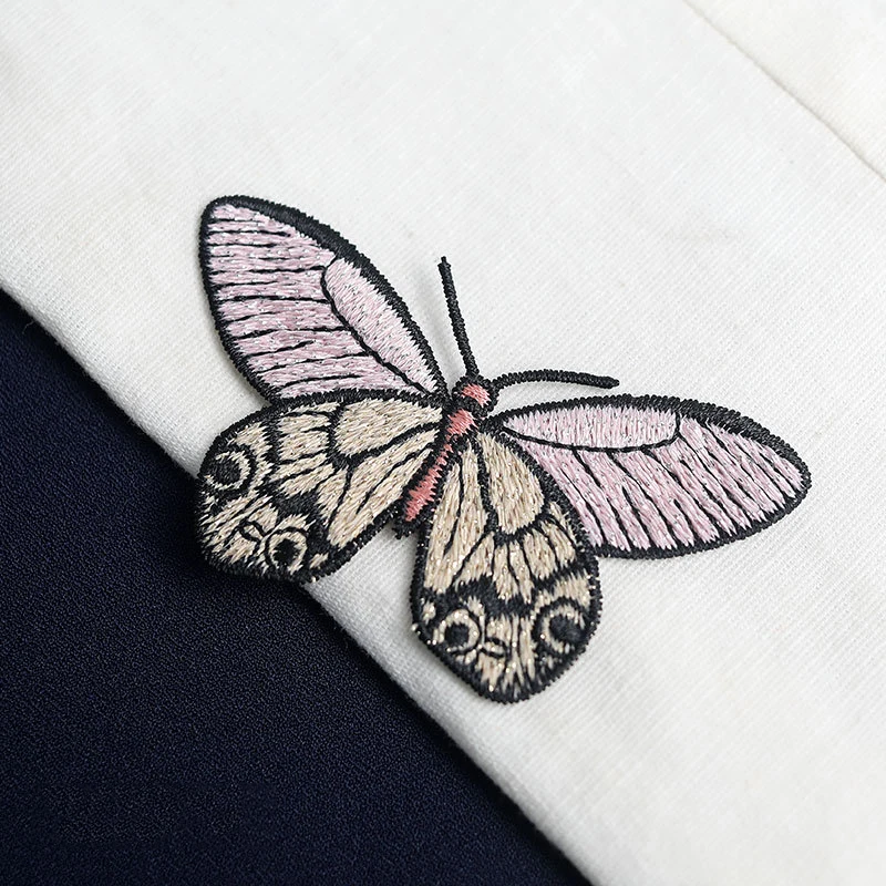 Embroidery Butterfly Patches for Clothes Applique Sew On Applique Clothing Sticker DIY Accessories