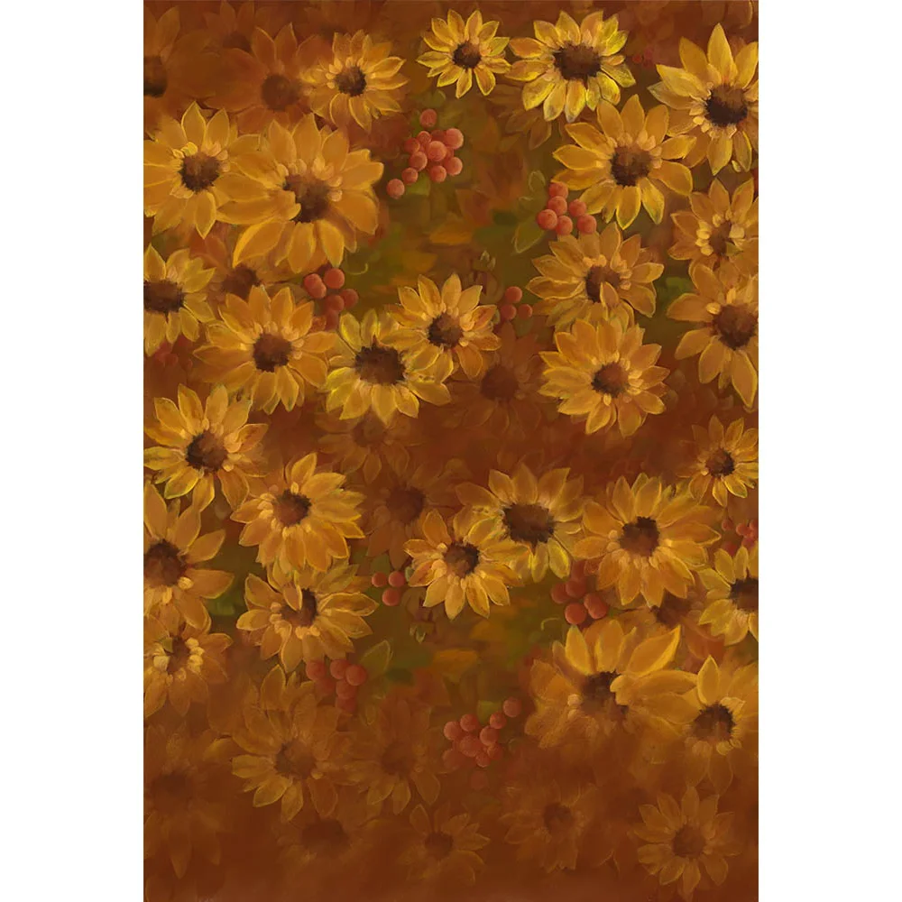 新生児の肖像画の背景写真、ヒマワリのテクスチャ、子供の誕生日の背景、妊婦の写真撮影、古いマスター