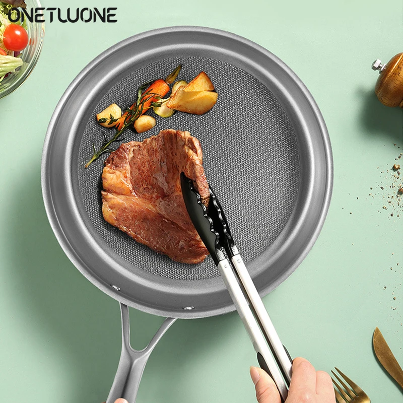 Titanium Frying Pan,High-quality Kitchen Cookware,Nonstick Pan Fried Steak and Egg,Induction Compatible for Kitchen Restaurant