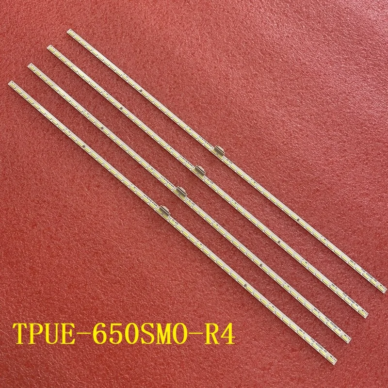 4pcs/set LED backlight Strip bar For 65PUS7600/12 65PUS9109/12 TPUE-650SM0-R4 TPT650LS-FJ01