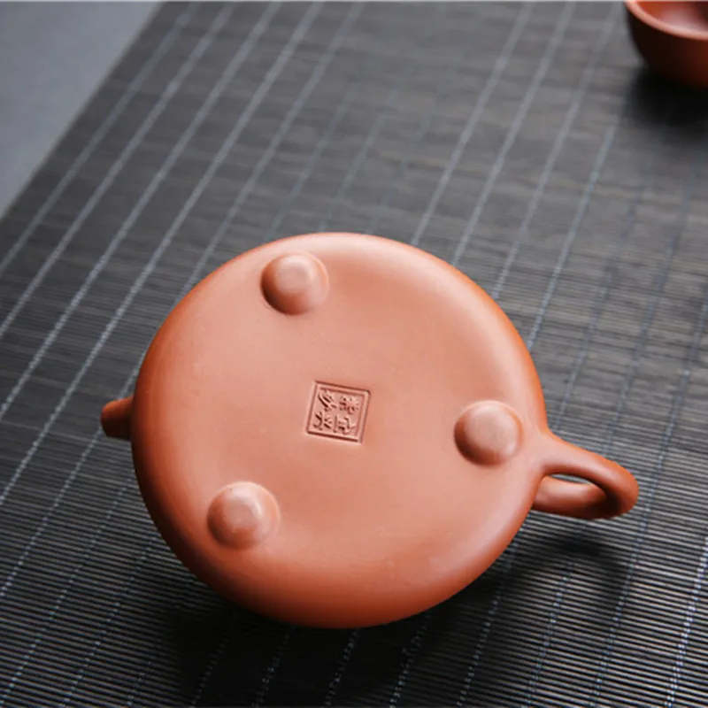 Yixing Raw Ore Purple Sand Shipiao Pot Traditional Pattern Purple Clay Teapot Handmade Kettle Tea Pot Kung Fu Teaware 185ml