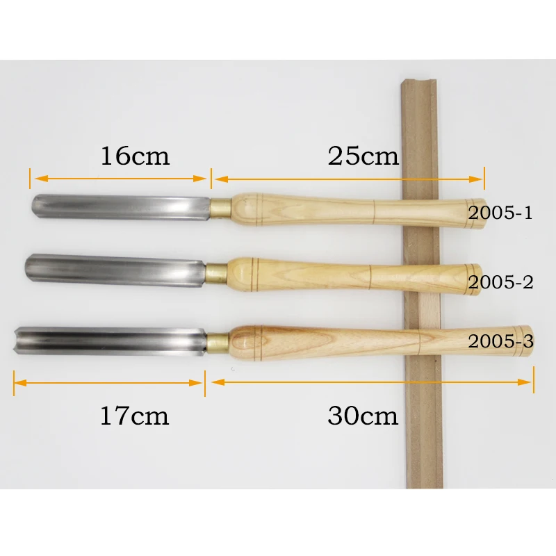 Halbkreisförmiges Drehwerkzeug für Holzbearbeitung, rund, HSS, handgehalten, für Hartholz – Detail 6