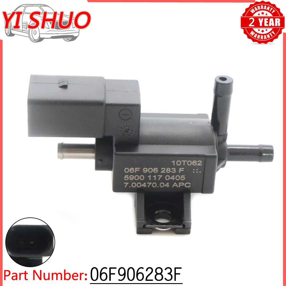 Car 06F906283F Turbocharger Boost Pressure Control Solenoid Valve for Audi A3 A4 A5 Q3 Q5 Volkswagen Beetle CC Golf GTI 2.0T