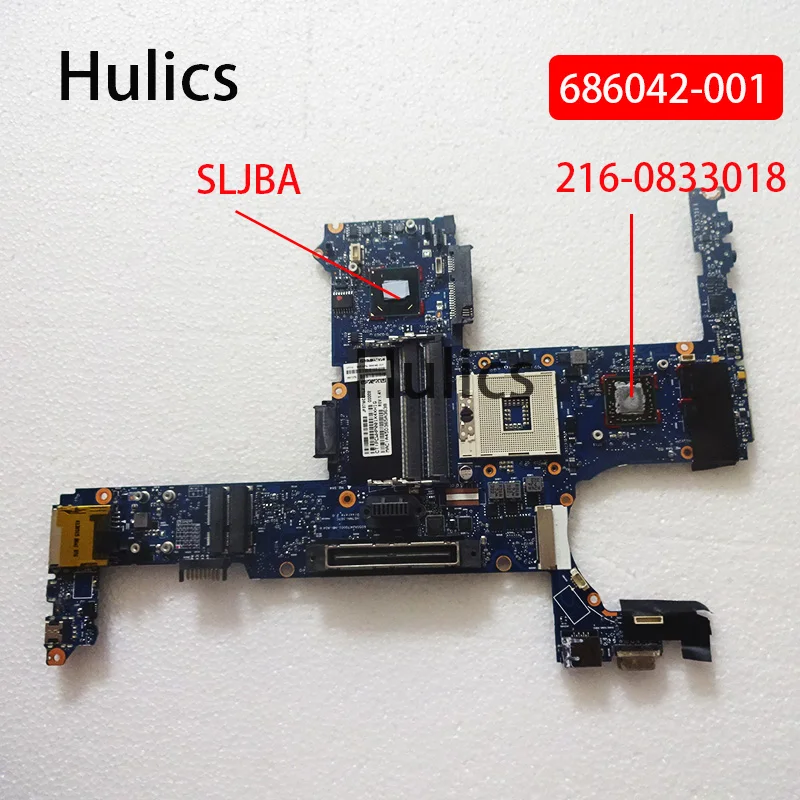 

Hulics Used 686042-001 686042-501 Mainboard Motherboard For HP 8470W Laptop Board