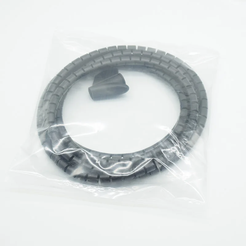 8mm 2m Line Organizer Pipe Protection Spiral Wrap Winding Cable Wire Protector Cover Tube Insulation sleeve Harness management