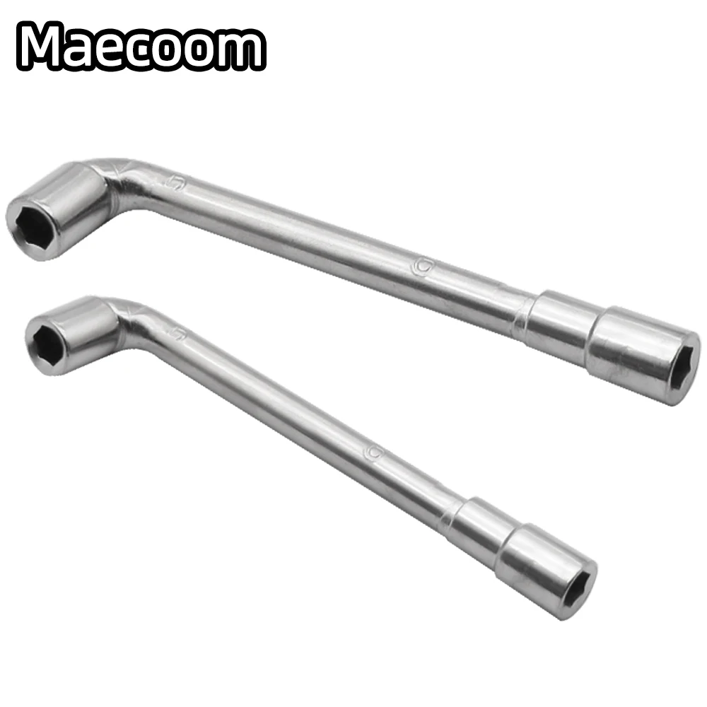 6mm 7mm L-shaped Wrench Hexagonal Wrench Fixing MK8 E3D Nozzle Mini Sleeve Wrench Maintenance Tools 3D Printer Parts Spanner