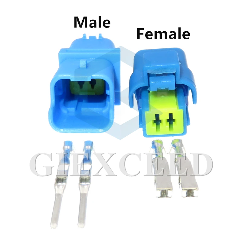 2 Sets 2 Pin 1.5 Series AC Assembly 211PL022S6049 211PC022S6049 Auto Socket Unsealed Wiring Harness Connector For Citroen