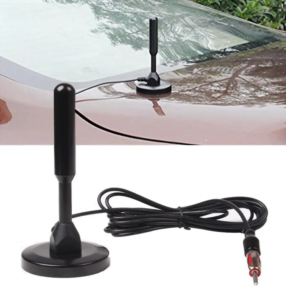 Universal Car Radio Antenna DAB Magnetic Suction Cup Auto Car Digital Radio FM Antenna Aerial 88MHz-108MHz 170MHz-240MHz